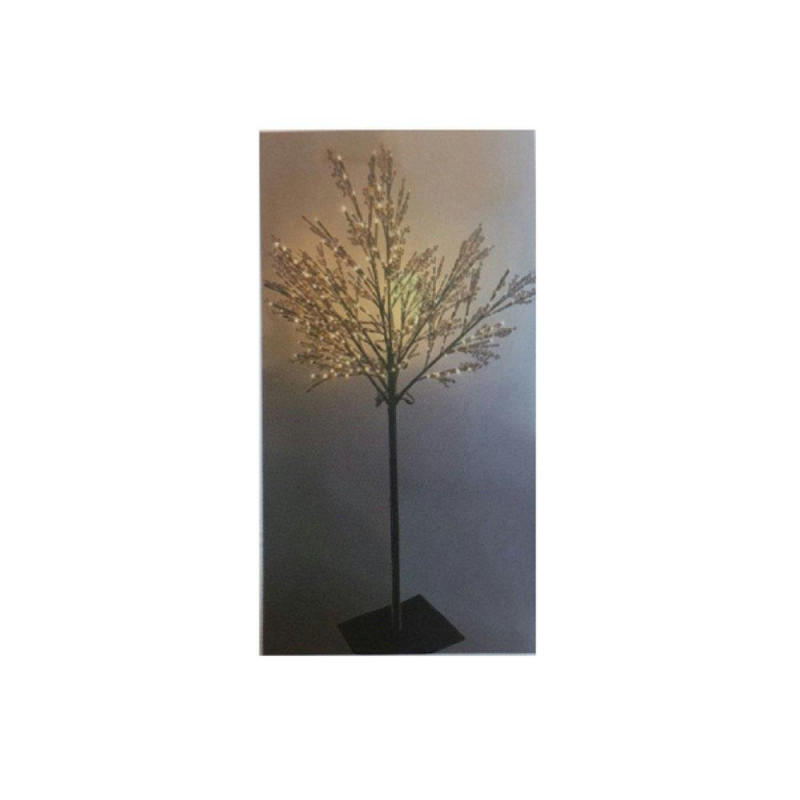 Tronco marrone con led bianco freddo bianco caldo 250cm