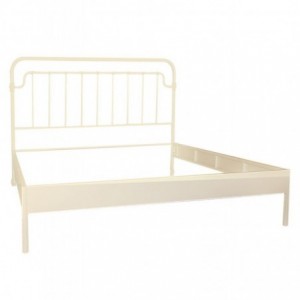 Letto nodi matrimoniale bianco metallo cm160x195h115,5