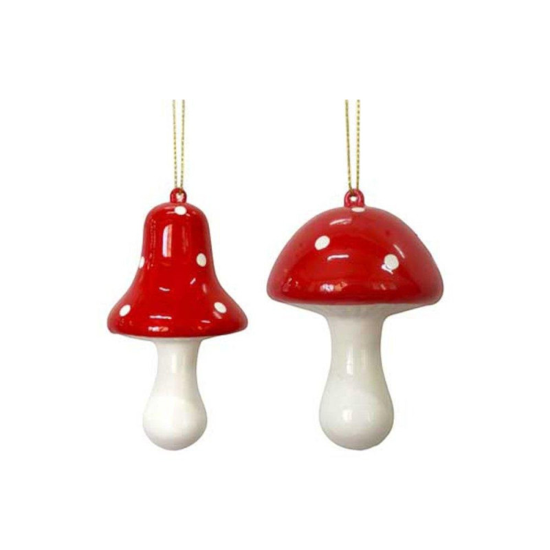 Funghetti in plastica, 2 modelli assortiti Dimensioni:12 cm