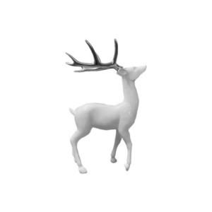 Renna argento 27x16.4x44.3cm