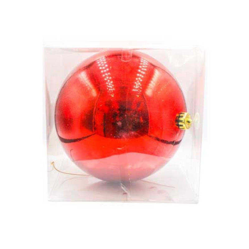 Sfera finitura lucida rosso diametro 20 cm