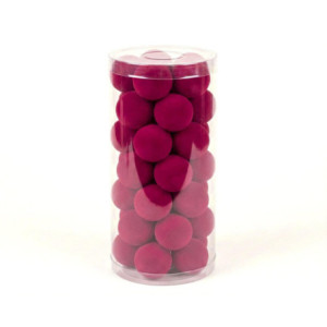 Set 36 sfere in velluto Bordeaux Diam.4 cm