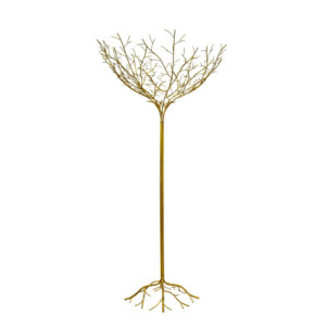Albero metallo oro cm ø100h200