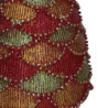 Albero resina oro e rosso cm ø12h43