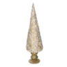 Albero resina fiori crema cm ø12h43