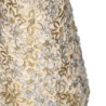 Albero resina fiori crema cm ø12h43