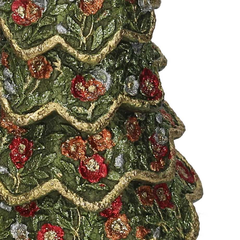 Albero resina fiori verde cm ø14h43