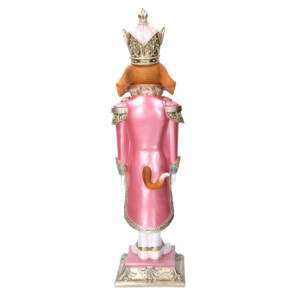 Zoom Soldatino resina cane rosa cm17x15h61,5