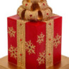 Base albero max h210 resina pacco regalo oro e rosso