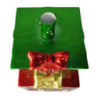 Base albero max h150 resina pacchi regalo verde e rosso