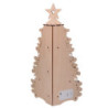 Casetta legno con naturale led cm30x18h55