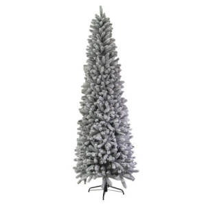 Albero Tiron innevato verde cm ø71h210 con 843 rami