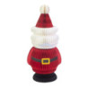 Babbo natale carta a nido d'ape rosso cm ø47h100