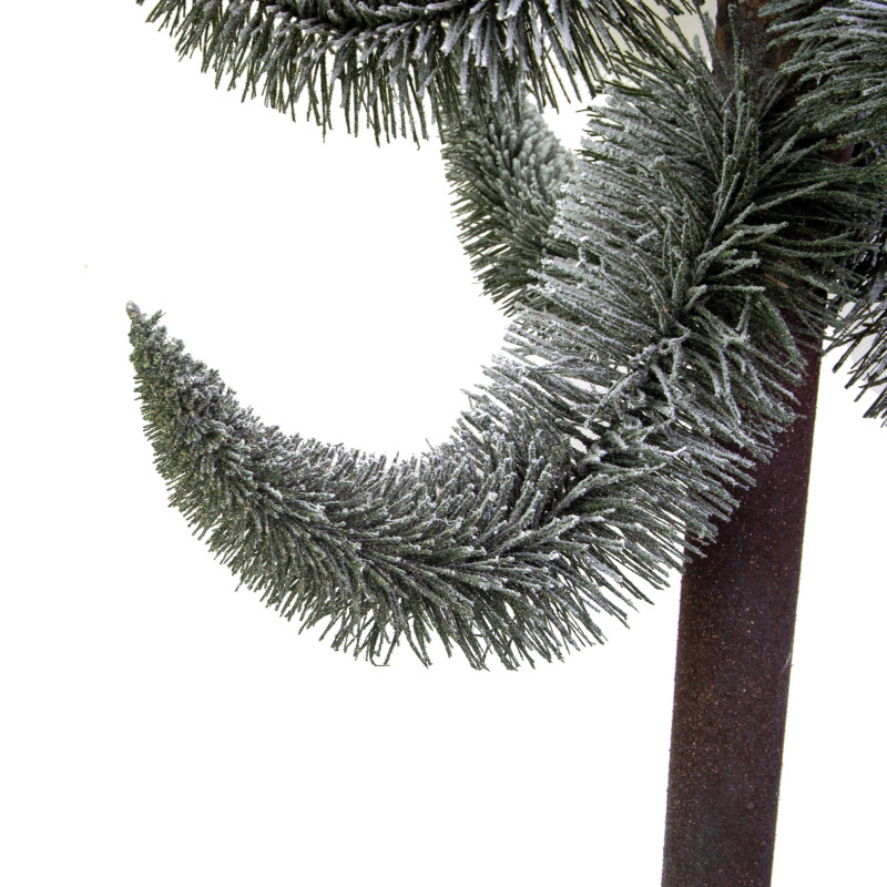 Albero plastica innevato verde cmh160