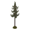 Albero plastica verde cmh200