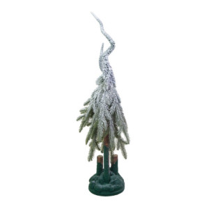 Zoom Albero plastica coppia innevato verde cm30h88