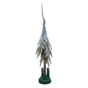 Zoom Albero plastica coppia innevato verde cm40h115