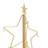 Albero espositore metallo stelle oro cm78,5x56h110