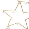 Albero espositore metallo stelle oro cm78,5x56h110