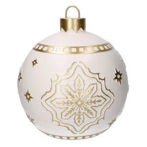 Sfera resina stelle oro cm ø30,5h32