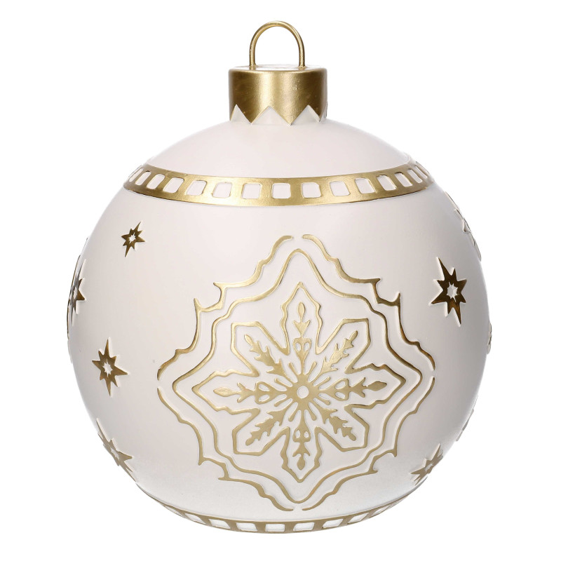 Sfera resina stelle oro cm ø30,5h32