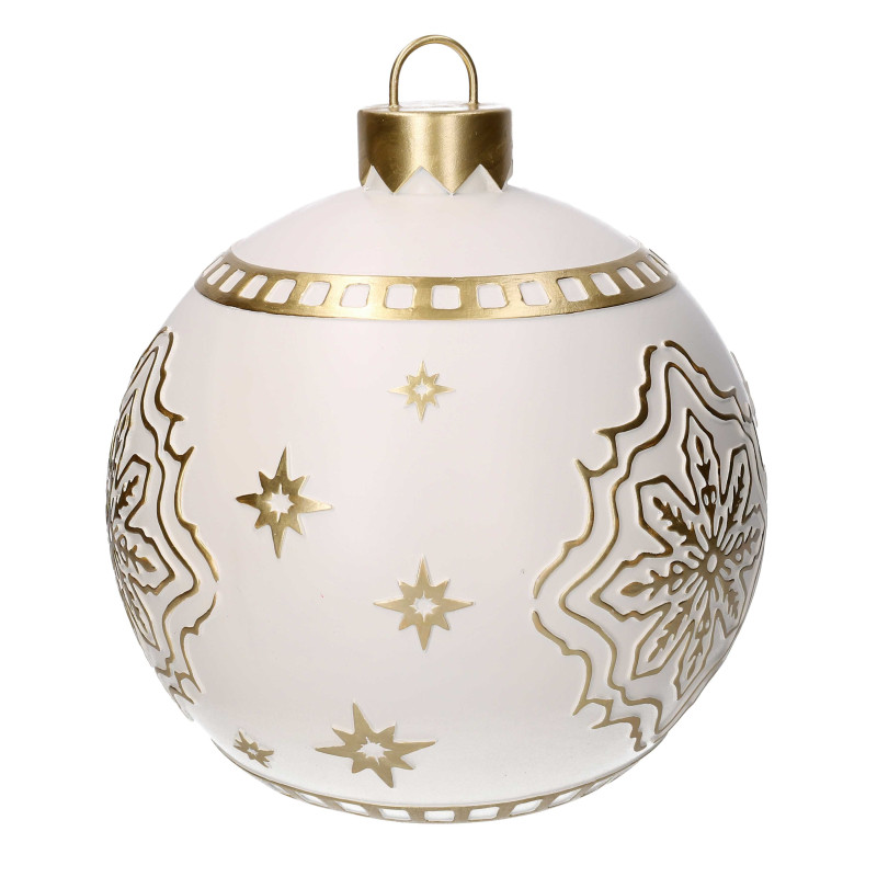 Sfera resina stelle oro cm ø30,5h32