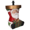 Base albero max h150 resina babbo natale rosso cm35x38h59