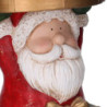 Base albero max h150 resina babbo natale rosso cm35x38h59