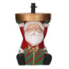 Base albero max h150 resina babbo natale rosso cm35x38h59