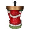 Base albero max h150 resina babbo natale rosso cm35x38h59