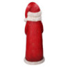 Babbo natale resina con albero rosso cm28,5x24,5h75