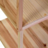 Espositore legno albero modulare naturale cm47,5x48h170