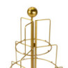 Albero espositore metallo pieghevole oro cm70x62h110