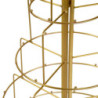 Albero espositore metallo pieghevole oro cm70x62h110