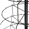 Albero espositore metallo pieghevole nero cm90x88h160