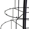 Albero espositore metallo pieghevole nero cm90x88h160