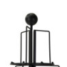 Albero espositore metallo pieghevole nero cm90x88h160