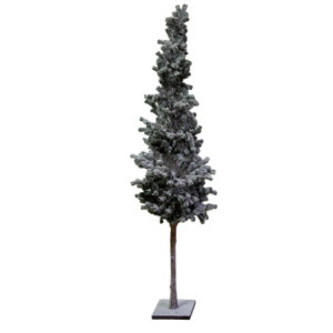 Albero innevato naturale cm20x20h120