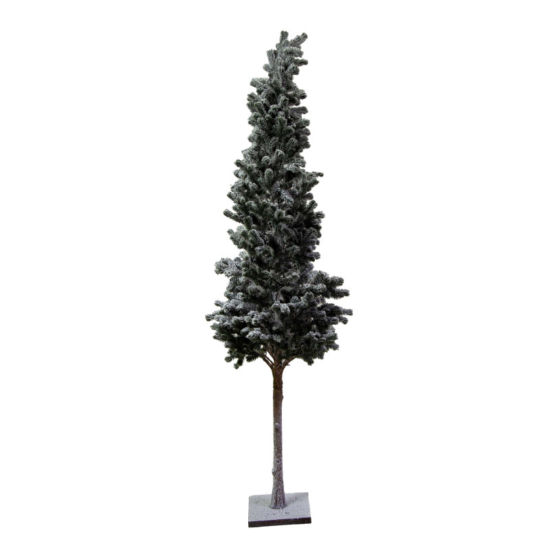 Albero innevato naturale cm20x20h120