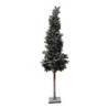 Albero innevato naturale cm20x20h120