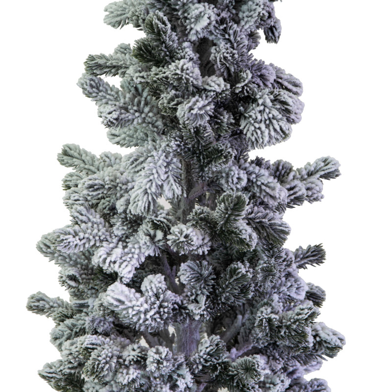 Albero innevato naturale cm20x20h150