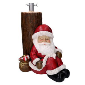 Base per albero max h150 resina babbo natale cm45x29,5h50
