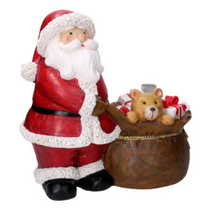 Base per albero max h180 resina babbo natale con sacco