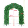 Albero plastica arco verde cm235x60h270