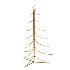 Albero espositore metallo oro cm77x77h118