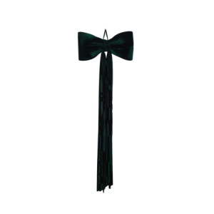 Fiocco velluto verde cm80x220