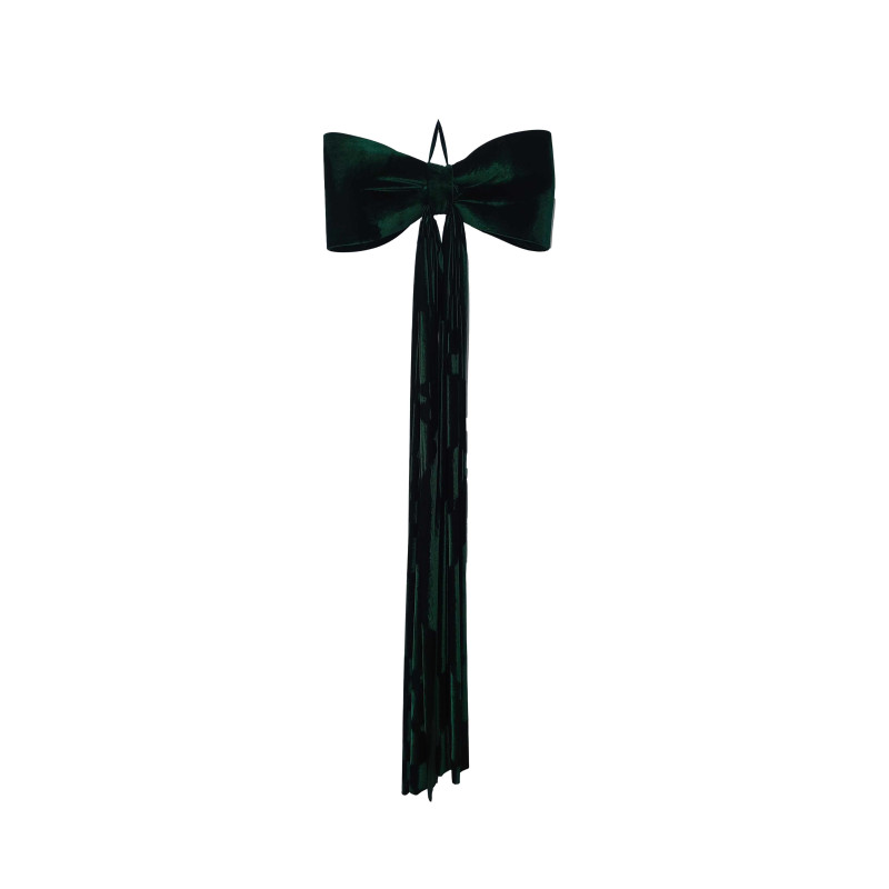Fiocco velluto verde cm80x220