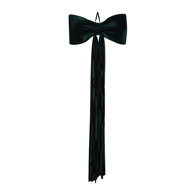 Fiocco velluto verde cm80x220