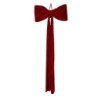 Fiocco velluto rosso cm80x220