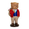 Orso resina elegante rosso cm30x31h76
